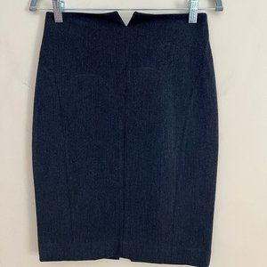 Express skirt, size 2, charcoal gray